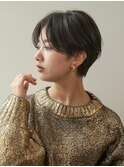 マッシュショート/ハンサムショート/ショートカット/ゆるパーマ