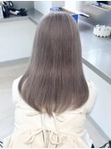 ラベンダーグレージュ/デザインカラー/艶髪/表参道/原宿
