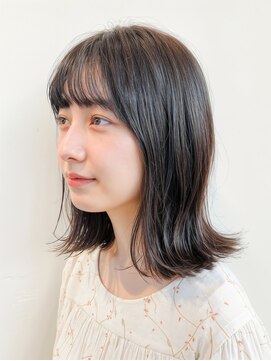 リベイル(LIVEIL) ★暗めカラー似合わせカット大人ガーリーダークアッシュ