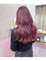 ロンド レア 天神大名店(Lond Le’a) ホワイトブロンド/外ハネボブ/美髪/ワイドバング/ブルーブラック