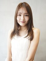 ニコ トウキョウ 渋谷(nico TOKYO)&nbsp;ロングレイヤー顔周りレイヤーハッシュカット透明感カラー