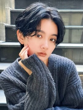 クーエフー(coo et fuu) ジェンダーレスショートハンサムショート秋カラー秋ヘアパーマ