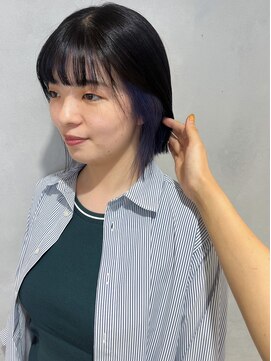 エミス バイ メルト 吉祥寺(emis by melt) 【吉田江梨】ボブデザインカラーフェイスフレーミング暗めカラー