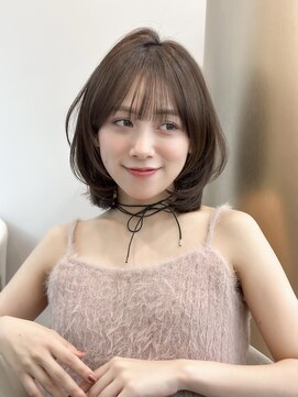 ロンドリゼル 札幌(Lond RiseL) ◯ オリーブグレー/韓国/レイヤーカット/髪質改善/縮毛矯正/札幌