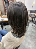 ハイライトバレイヤージュダブルカラーケアブリーチ20代30代