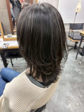 ジルブラン 土浦(JIL BLAN) ハイライトバレイヤージュダブルカラーケアブリーチ20代30代