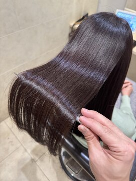 ジーナ 船橋(Zina) 髪質改善＊ロングレイヤーグレーベージュ＊美髪【Zina板橋】