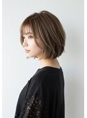 ショートボブ丸みショート