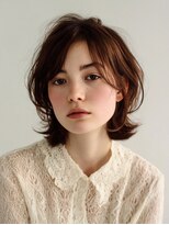 アンドレイ 表参道(andrey) 着物ヘア/ダークアッシュ/ミディアムレイヤーカット/表参道