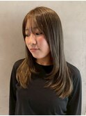 トーン明るめ×レイヤーセミロング