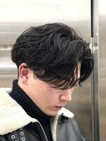 フィフスパーク(fifth PARK)&nbsp;渋谷シャドウパーマ緩め無造作ルーズパーマ色気メンズカット束感