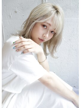 チュダック(ChuDuck) 【天神】美肌透明感ミルクティー/ケアブリーチ/ダブルカラー