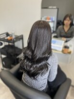 アイスプロドバイブルーム 木更津店(ice prod by bloom) 着物ヘア/ダークアッシュ/ミディアムレイヤーカット/木更津