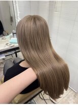 ヴィヒタ 川越 本川越(VIHTA.)&nbsp;ブリーチダブルカラーミルクティーグレージュカラー川越本川越