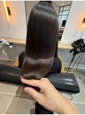乾かすだけでナチュラルなストレート髪質改善酸性ストレート