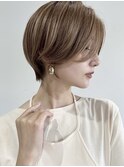 ハンサムショート×ハイライト　渋谷美容室ショートヘアショート