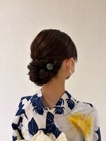 バサラ 大阪梅田店(VASARA) 訪問着 ヘアセット セミロング 浴衣 まとめ髪 礼装 大阪