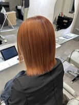 ニュイ 茨木店(nui +)&nbsp;ミルクティーブロンド/ダークブルー/デジタルパーマ/茨木