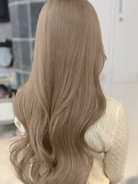 リアン 本厚木(LIAN) 透明感暖色カラー ブリーチダブルカラーミルクティーベージュ