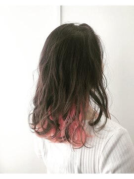 ハビット (habitt) 【habitt】インナーカラー×ベビーピンク★