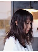 伸びてもプリンのわからないグラデーションカラー