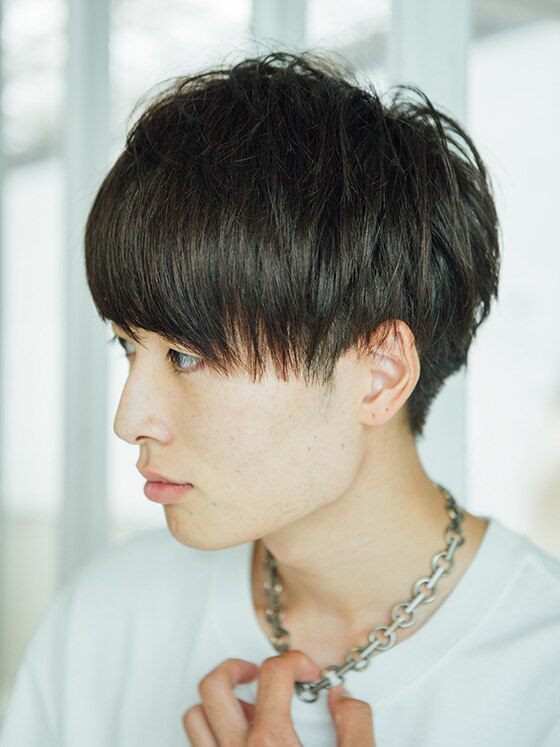 マッシュページ② 襟付きハイゲージ編みニットプルオーバーsdpxyf6301 グレー