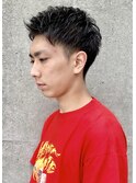 ツイストパーマコンマヘアテクノくせ毛風パーマツーブロックr
