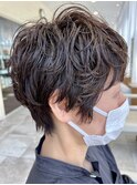 ショート×パーマ【20代/30代/40代/髪質改善】H