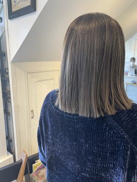 グランジ 北山田店(GLUNGE) 【小松】透明感ダークグレージュ