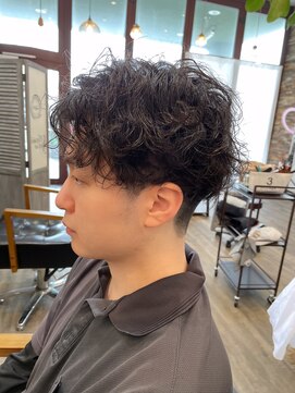 フラッグヘア 新宮店(Flag HAIR) メンズパーマツイストパーマツイストスパイラルパーマ刈り上げ