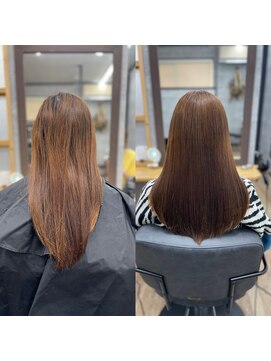 ナチュラル 泉中央店(Natural) 泉区 泉中央 縮毛矯正 髪質改善 トリートメント 艶髪カラー