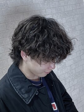 アクトスタイリッシュヘアー 知立(Act stylish hair) ノーセットでも決まりやすいメンズ波巻きスパイラルパーマ外ハネ