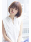 【寺尾拓巳】大人かわいいグレージュ透明感ひし形ボブ