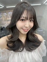 ロンドウル 熊本(Lond ulu) 大人美人なlayer style /ネオ韓国layer cut/フォギーベージュ