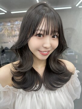 ロンドウル 熊本(Lond ulu) 大人美人なlayer style /ネオ韓国layer cut/フォギーベージュ