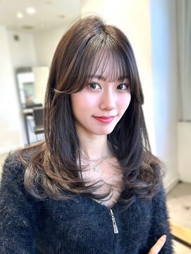 アリュウル 表参道 青山(Allure) ワンカールレイヤーカット×グレージュカラー◯【KAKO】