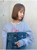 【MILK/MURIEL Misa】ボブ 透明感カラー