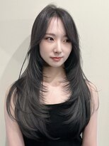 ユニコ(unico)&nbsp;韓国風/レイヤー/小顔/前髪カット/髪質改善/グレージュ/透明感