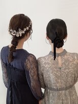 アヴェイル ヒロオ(a'vail Hiroo) 結婚式お呼ばれヘアセット