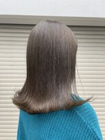 表参道 roijir × 髪質改善トリートメント × オリーブベージュ