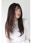 フェイスレイヤー/レイヤーカット/韓国風レイヤー