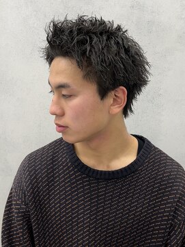 ルースト 西院店(ROOST) ピンパーマスパイキーショート