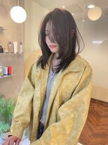 ジーナ 天神(Zina)&nbsp;レイヤー/顔周りカット/ミディアム/福岡美容室