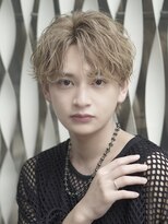 オーシャントーキョー 渋谷神南(OCEAN TOKYO)&nbsp;無造作センターパートミルクティーベージュ