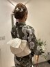 【夏のお出かけに】浴衣着付け・ヘアアレンジ　￥6600