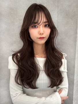 ロンド ロビン 栄(Lond robin) 【Lond robin】木屋元一 前髪/顔まわり/韓国/レイヤー/透明感