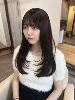 ムージー(moug)&nbsp;レイヤーカット/暗髪/韓国/広島/袋町