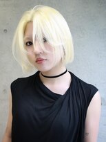 キャロルガーデンズ ボコカ 表参道(Carroll Gardens bococa)&nbsp;【azu】ブリーチ　ブロンド　ボブ