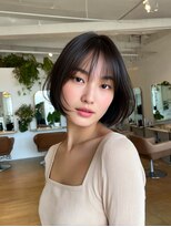 ラファンジュ ヘアー(Rohange hair)&nbsp;レイヤーショート/ヨシンモリ/韓国ヘア/くびれレイヤー/20代