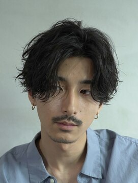 フィフスパーク(fifth PARK) 渋谷フェザーパーマニュアンスパーマセンターパートウルフカット